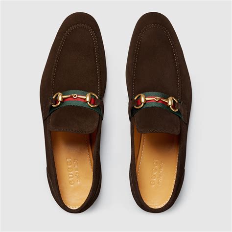 gucci suede loafers horsebit|gucci horsebit platform loafers.